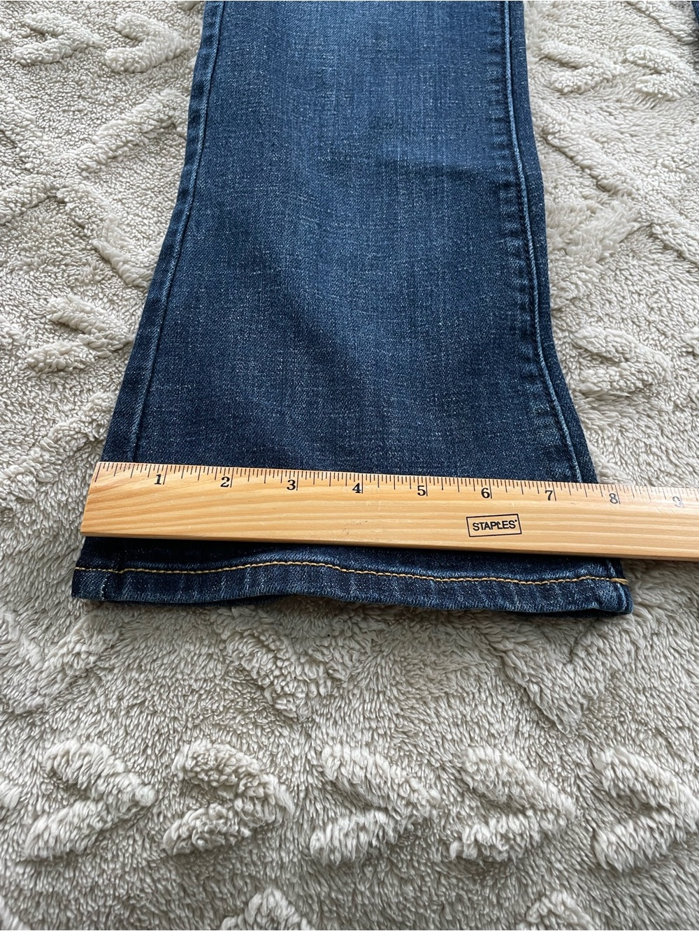 American Eagle Outfitters   Blue Flare Jeans
Size 10 Short Weekender - Picture 4 of 10